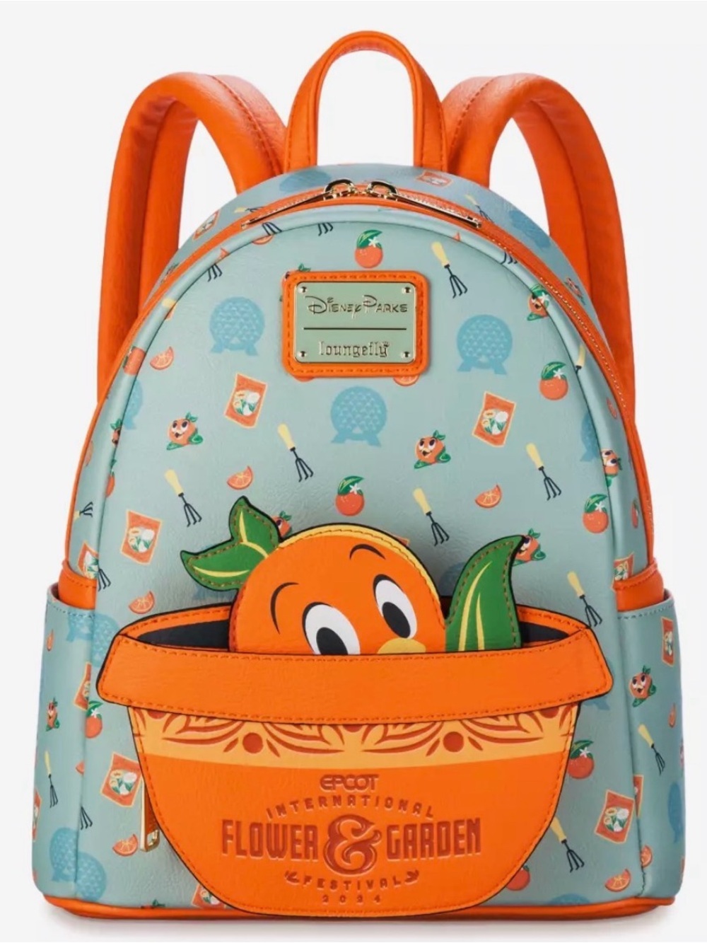 Disney Loungefly Orange Bird and Lug Crossbody - 2024 Flower & Garden Festival - Picture 10 of 16